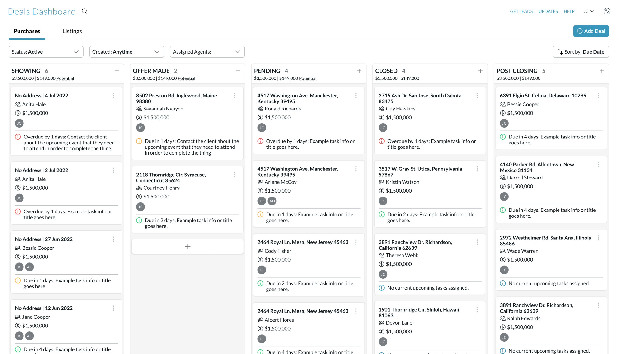 image of team sorting ideas where patterns emerged